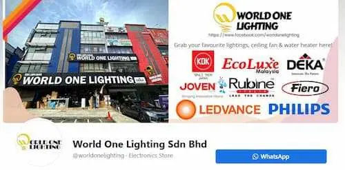 World One Lighting - Lighting Stores KL Selangor