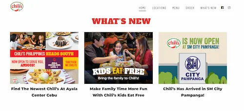 (Credit: Chili’s Philippines)