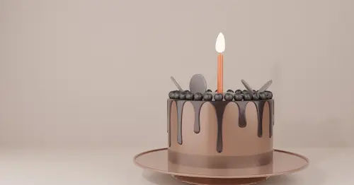 3D Birthday Cake