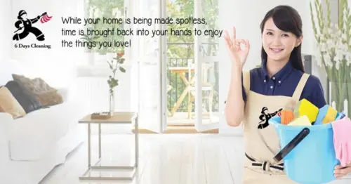 6 Days Cleaning - Part Time Cleaners Singapore