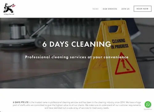 6 Days Cleaning - Part Time Cleaner Singapore