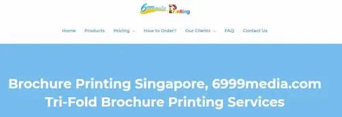 6999 Media Printing  -  Printing Services Singapore