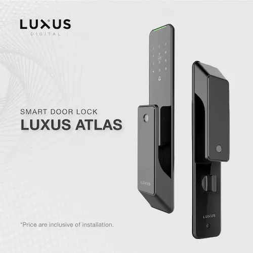 ATLAS Ultra Slim WiFi Digital Door Lock - Smart Lock Singapore (Credit: Lazada)