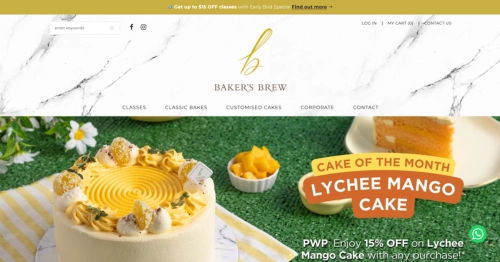 Baker’s Brew - Birthday Cake Delivery Singapore