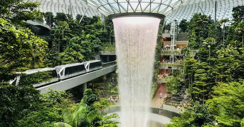 Jewel Changi Airport - Romantic Places Singapore