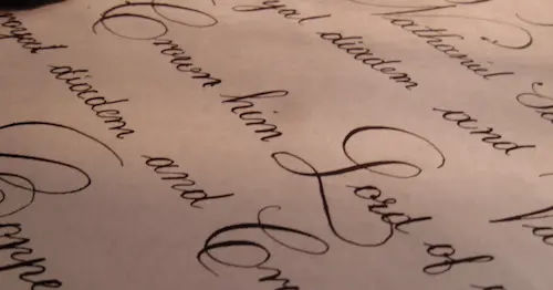 Copperplate Calligraphy