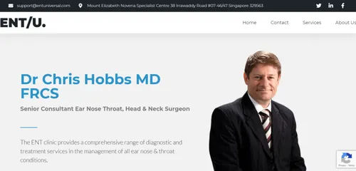 Dr. Chris Hobbs - ENT Specialist Singapore (Credit: Dr. Chris Hobbs)