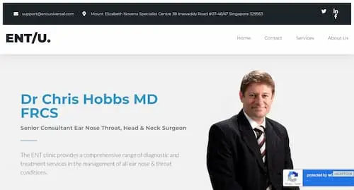 Dr. Chris Hobbs - Earwax Removal Singapore