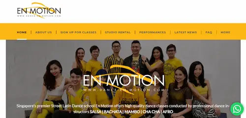 EN Motion Dance School - Dance Classes Singapore