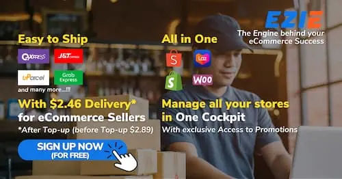 EZIE - Super App for eCommerce - Courier Service Singapore 