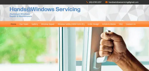 Hands@Windows Servicing - Window Contractor Singapore (Credit: Hands@Windows Servicing) 