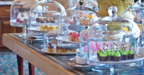 High Tea at a Historic Hotel