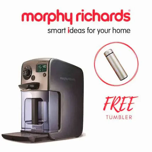 Morphy Richards Hot and Warm Water Dispenser - Water Dispenser Singapore (Credit: Morphy Richards)