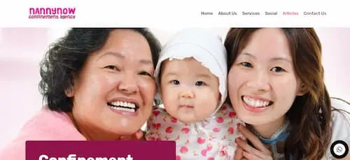 Nanny Now Confinement Agency - Confinement Nanny Singapore