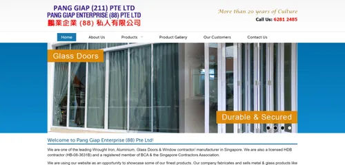 Pang Giap Enterprise - Window Contractor Singapore (Credit: Pang Giap Enterprise 