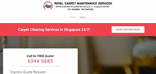 Royal Carpet Maintenance Services - Carpet Cleaning Singapore