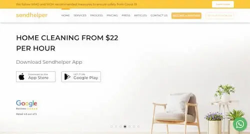 Sendhelper - Cleaning Services Singapore
