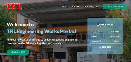 TNL Engineering Works Pte Ltd - Metal Fabrication Singapore