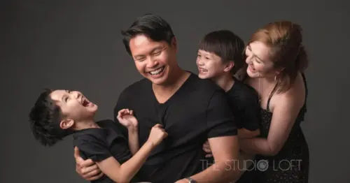 The Studio Loft -  Family Photoshoot Singapore (Credit: The Studio Loft)