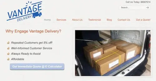 Vantage Delivery - Courier Service Singapore 