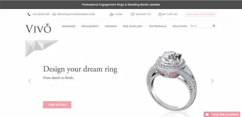 Vivo Diamonds - Engagement Ring Singapore
