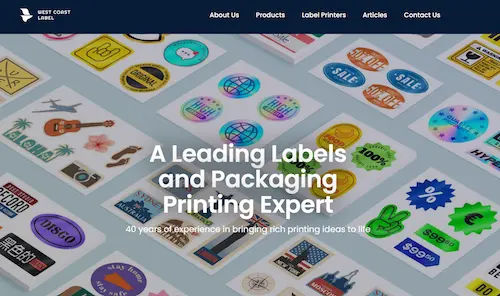 West Coast Label - Printing Services Singapore