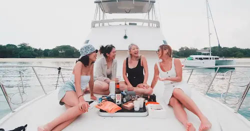 Yacht BBQ by Sea Friends - Yacht Rental Singapore (Credit: Seek Sophie)