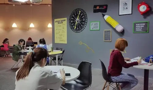 Study Room at United Square Shopping Mall - Places To Study In Singapore (Credit: Frost Fairs)