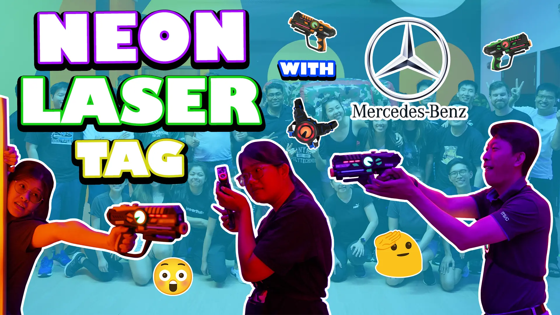 Mercedes-Benz: Neon Laser Tag with FunEmpire