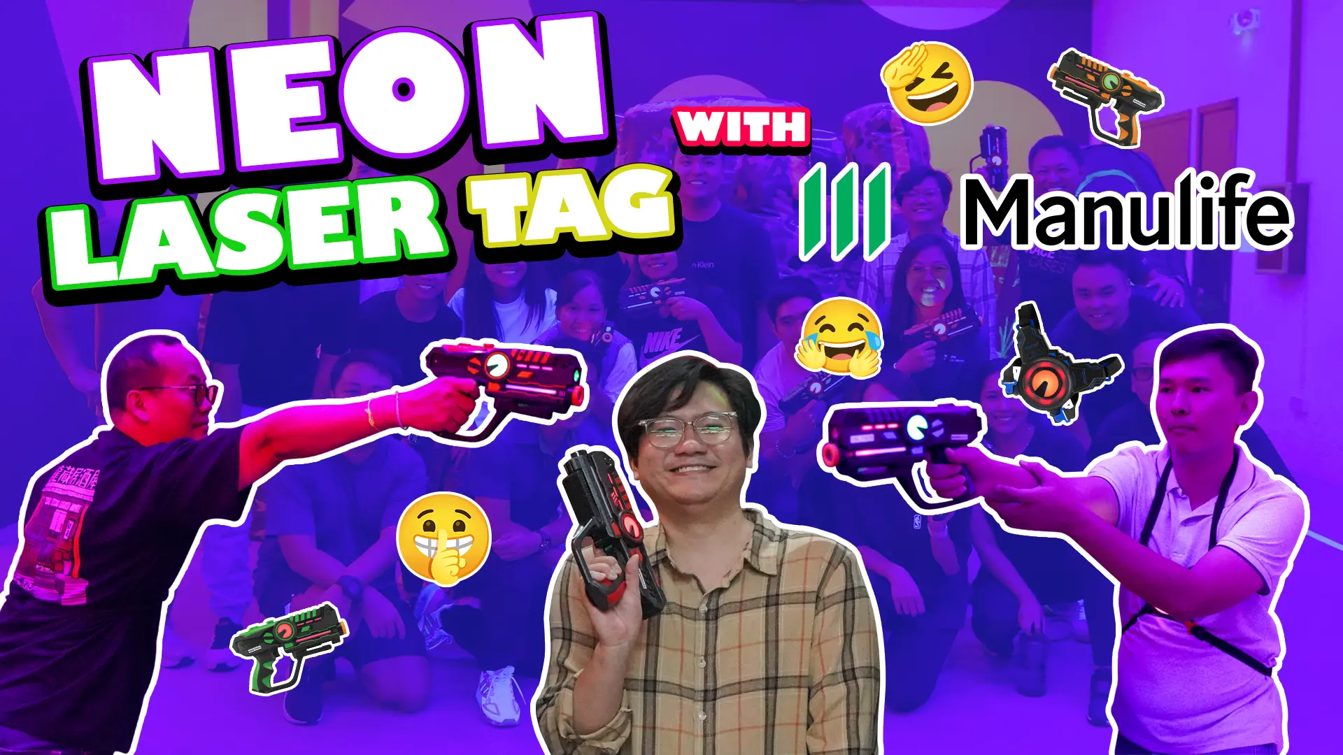 Manulife: Neon Laser Tag with FunEmpire