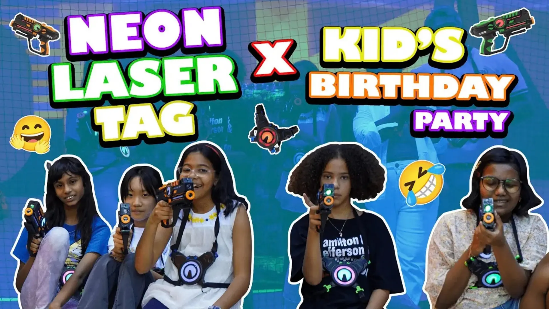A birthday celebration: Neon Laser Tag with FunEmpire