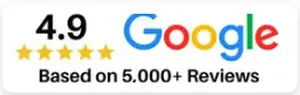 4.9 Google Reviews