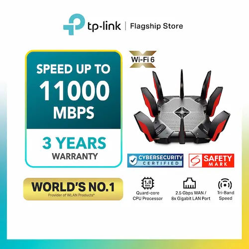 TP-LINK ARCHER AX11000 - Wifi Router 6 Singapore (Credit: TP-Link)