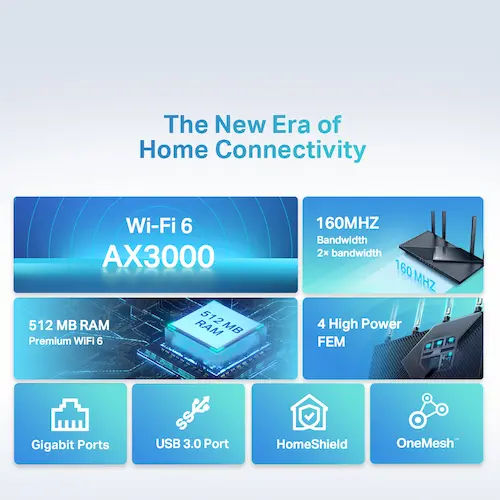 TP-LINK ARCHER Ax55 Ax3000 - Wifi Router 6 Singapore