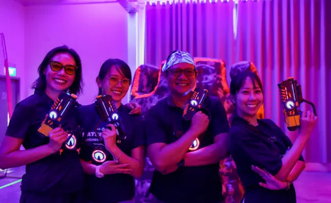 Laser Quest Singapore - Neon Laser Tag Package