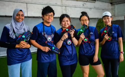 Laser Tag – Team Building Activities Singapore (Credit: FunEmpire)