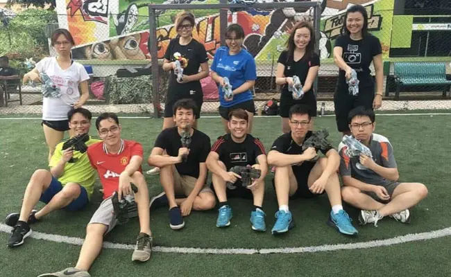 Birthday Party Singapore laser tag session