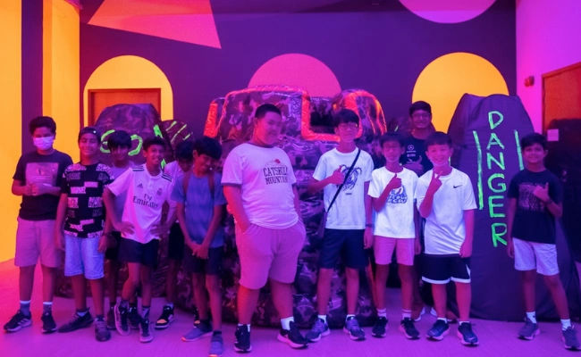kids playing laser tag in singapore