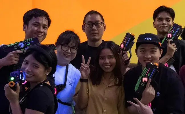 Team Building Squad laser tag client