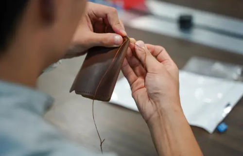 Stitched Leather Workshop - Birthday Party Singapore