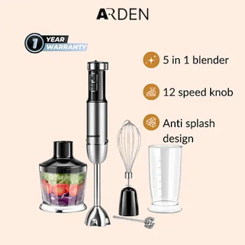 Arden Cordless Hand Blender Immersion - Food Processor Singapore (Credit: Qoo10)