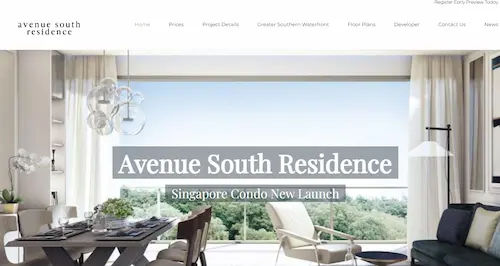 Avenue South Residence – Harbourfront Condo Singapore (Credit: Avenue South Residence)