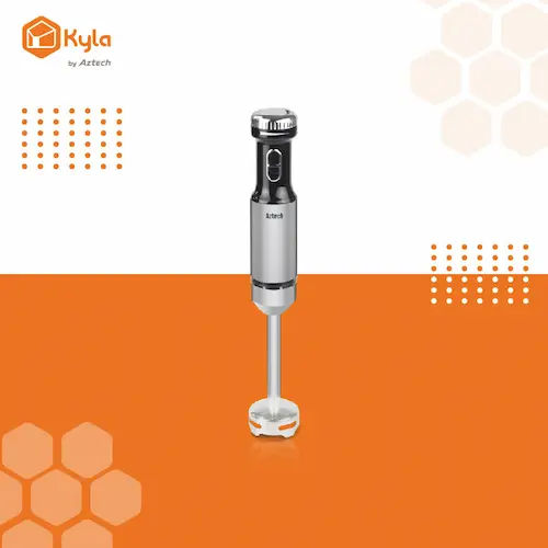 Aztech AHB6600 Silvertone Hand Blender - Hand Blender Singapore (Credit: Lazada)