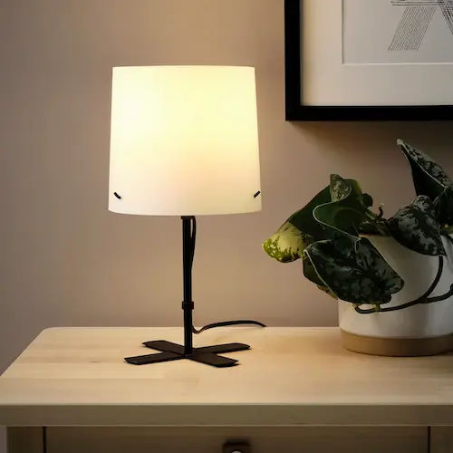 Barlast - White - Bedside Lamp Singapore (Credit: Ikea)