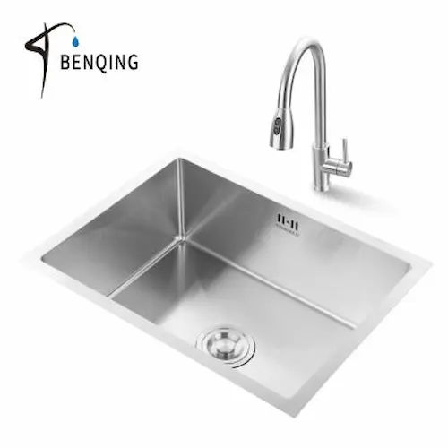 BENQING Handmade Stainless Steel Sink - Kitchen Sink Singapore (Credit: Shopee)