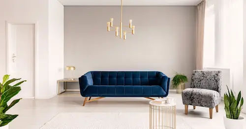 Blend Metallic Accents - Modern Colonial Interior Design Singapore