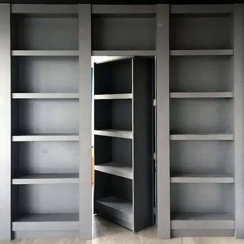 Bookshelf Hidden Door - Concealed Door Singapore (Credit: Pinterest)