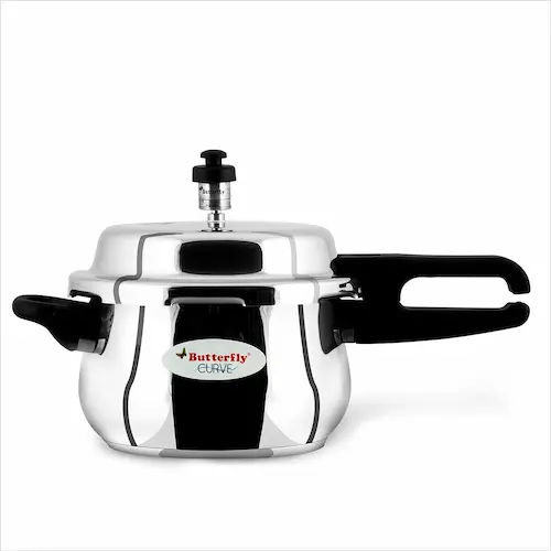 Butterfly CURVE 3L stovetop pressure cooker - Pressure Cookers Singapore (Credit: Amazon)