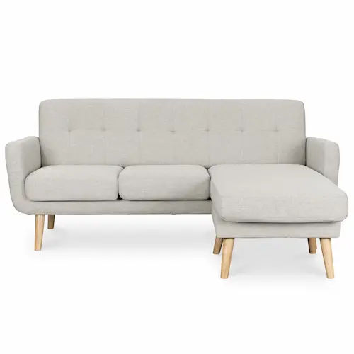 Cali L-Shaped Sofa - Fabric Sofa Singapore (Credit: Hipvan)