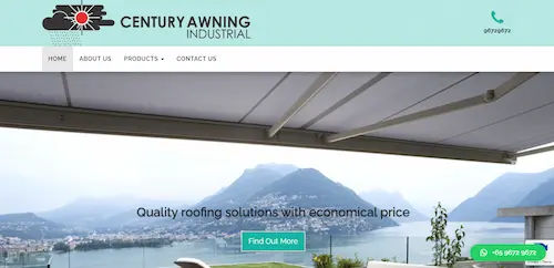 Century Awning - Retractable Awning Singapore (Credit: Century Awning)